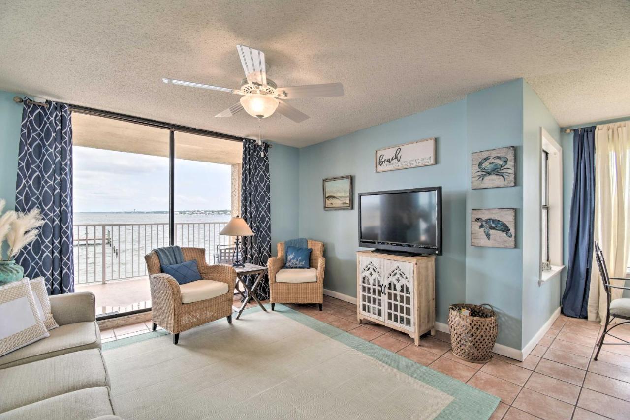 Waterfront Gulf Shores Condo With Patio, Pier And Pool Luaran gambar
