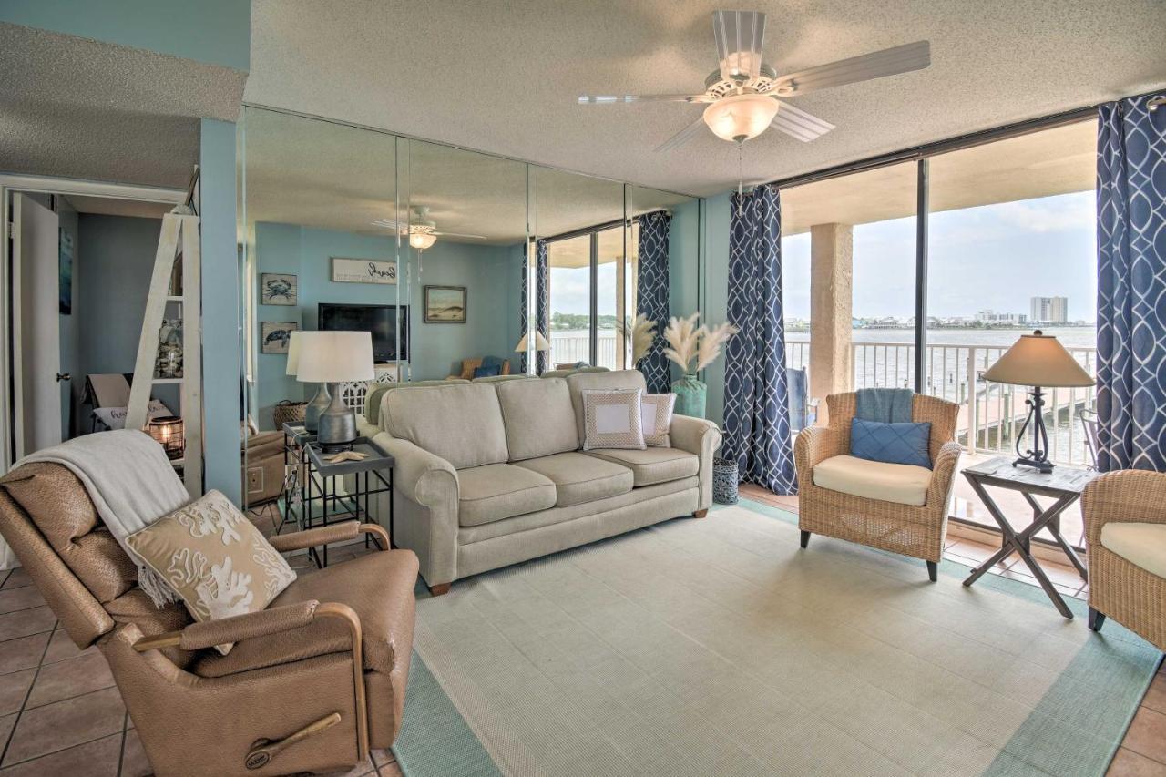 Waterfront Gulf Shores Condo With Patio, Pier And Pool Luaran gambar